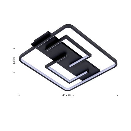 Brilagi - Luminária de teto LED dimmerizável VELO LED/34W/230V 3000/4000/6000K + controlo remoto