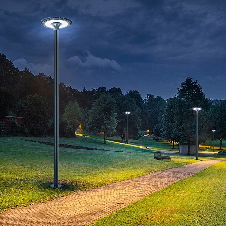 Brilagi - Poste metálico para iluminação exterior URBAN 3 m poste diâmetro 58 mate antracite