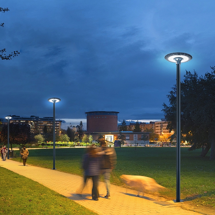 Brilagi - Poste metálico para iluminação exterior URBAN 3 m poste diâmetro 58 mate antracite
