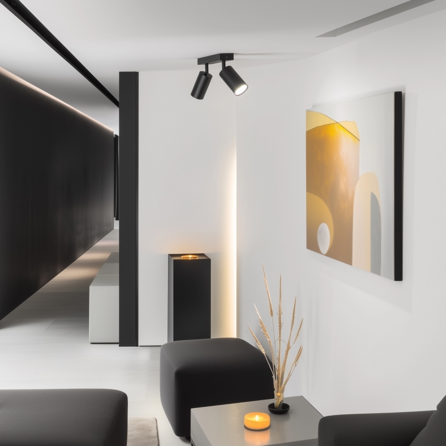 Brilagi - Spot LED dimerizável SELE 2xGU10/6,5W/230V 2700-6500K preto