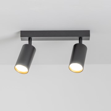 Brilagi - Spot LED dimerizável SELE 2xGU10/6,5W/230V 2700-6500K preto/dourado