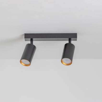 Brilagi - Spot LED dimerizável SELE 2xGU10/6,5W/230V 2700-6500K preto/dourado