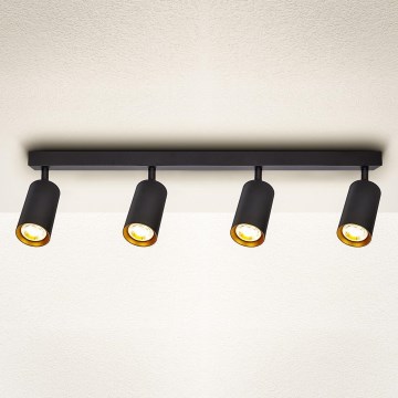 Brilagi - Spot LED dimerizável SELE 4xGU10/6,5W/230V 2700-6500K preto/dourado