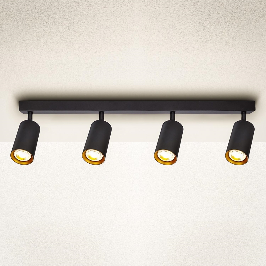 Brilagi - Spot LED dimerizável SELE 4xGU10/6,5W/230V 2700-6500K preto/dourado