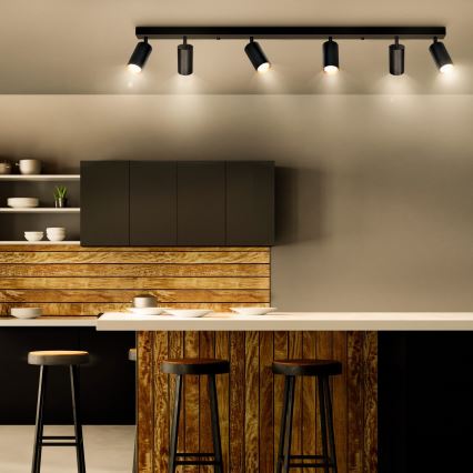 Brilagi - Luminária spot LED dimerizável SELE 6xGU10/6,5W/230V 2700-6500K preta/dourada