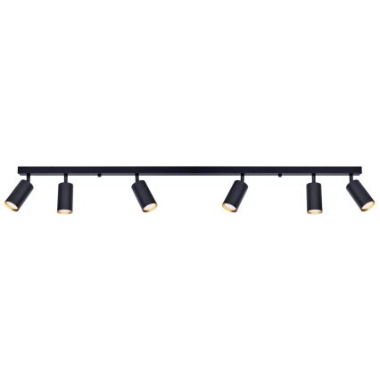 Brilagi - Luminária spot LED dimerizável SELE 6xGU10/6,5W/230V 2700-6500K preta/dourada