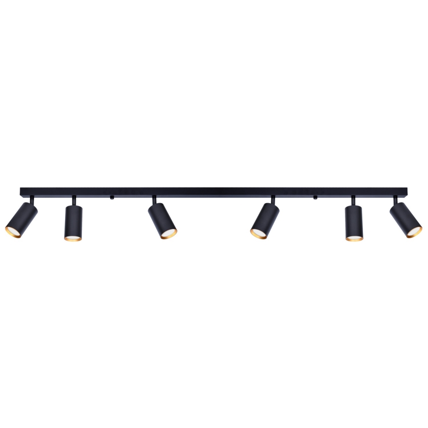 Brilagi - Luminária spot LED dimerizável SELE 6xGU10/6,5W/230V 2700-6500K preta/dourada