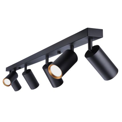 Brilagi - Luminária spot LED dimerizável SELE 6xGU10/6,5W/230V 2700-6500K preta/dourada