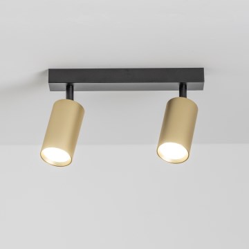 Brilagi - Spot LED dimerizável SELE GOLDEN 2xGU10/6,5W/230V 2700-6500K preto/dourado