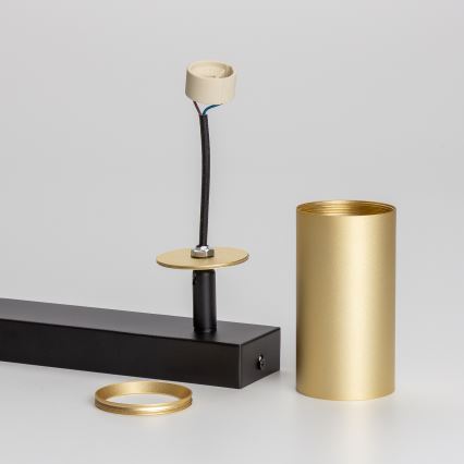 Brilagi - Spot LED dimerizável SELE GOLDEN 2xGU10/6,5W/230V 2700-6500K preto/dourado