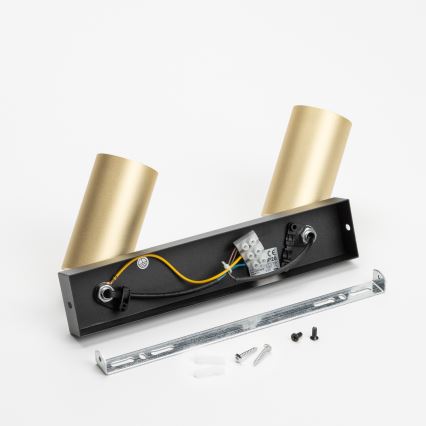 Brilagi - Spot LED dimerizável SELE GOLDEN 2xGU10/6,5W/230V 2700-6500K preto/dourado