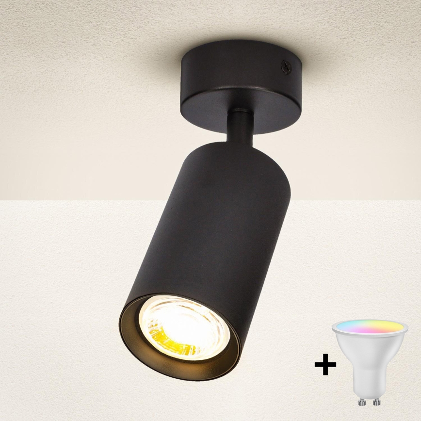 Brilagi - Spot LED RGBW dimerizável SELE 1xGU10/6,5W/230V 2700-6500K preto