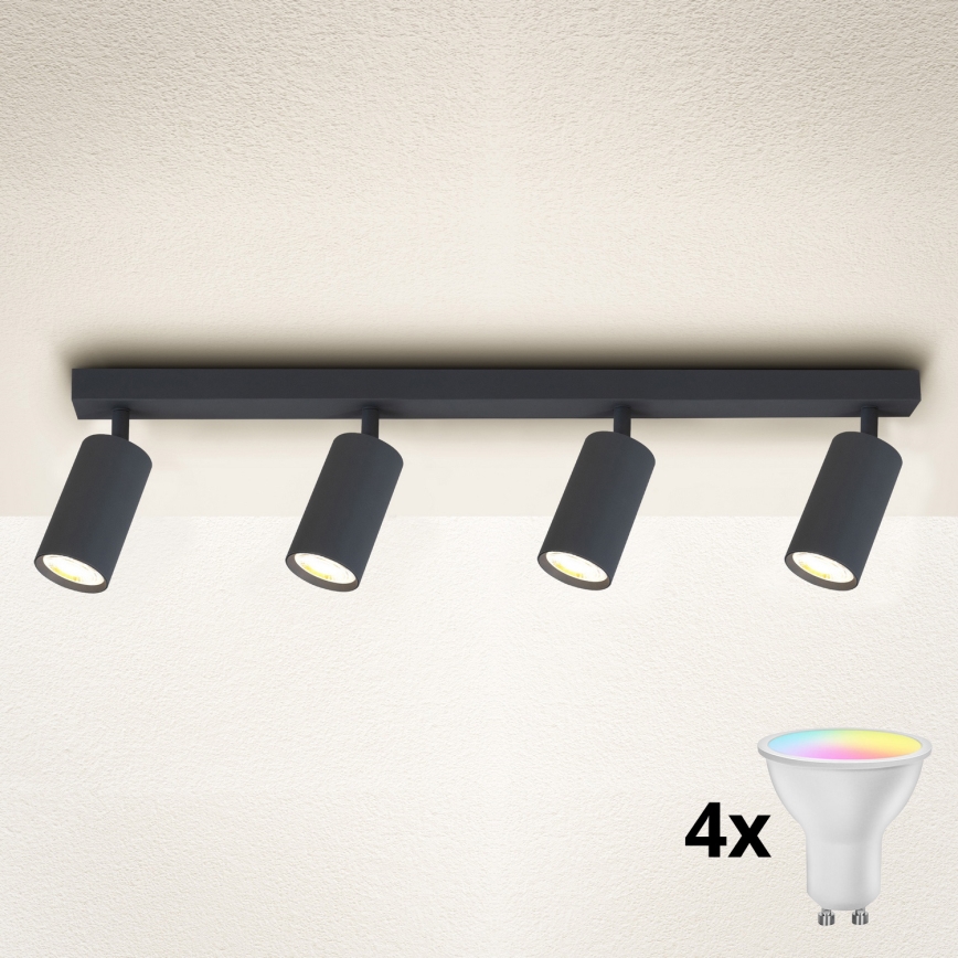 Brilagi - Spot LED RGBW dimerizável SELE 4xGU10/6,5W/230V 2700-6500K antracite