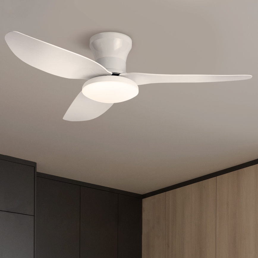 Brilagi - Ventoinha de teto LED com regulação LED/30W/230V 3000-6500K branco + comando