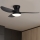 Brilagi - Ventoinha de teto LED com regulação LED/30W/230V 3000-6500K preto + comando