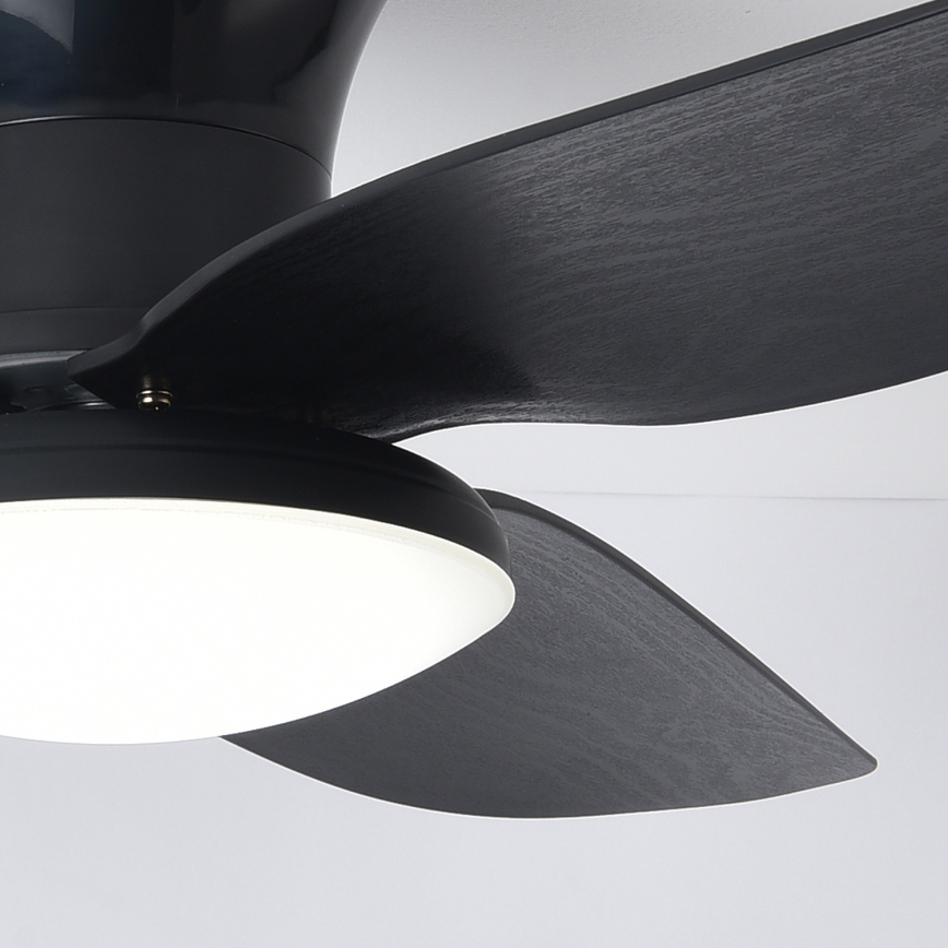 Brilagi - Ventoinha de teto LED com regulação LED/30W/230V 3000-6500K preto + comando