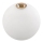 Brilagi - Vidro de substituição para lustre, candeeiro de parede e candeeiro MISTEL, MILLA diâmetro 8 cm branco