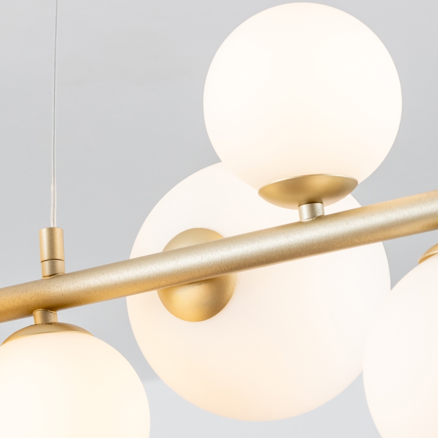 Brilagi - Vidro de substituição para lustre, candeeiro de parede e candeeiro MISTEL, MILLA diâmetro 8 cm branco