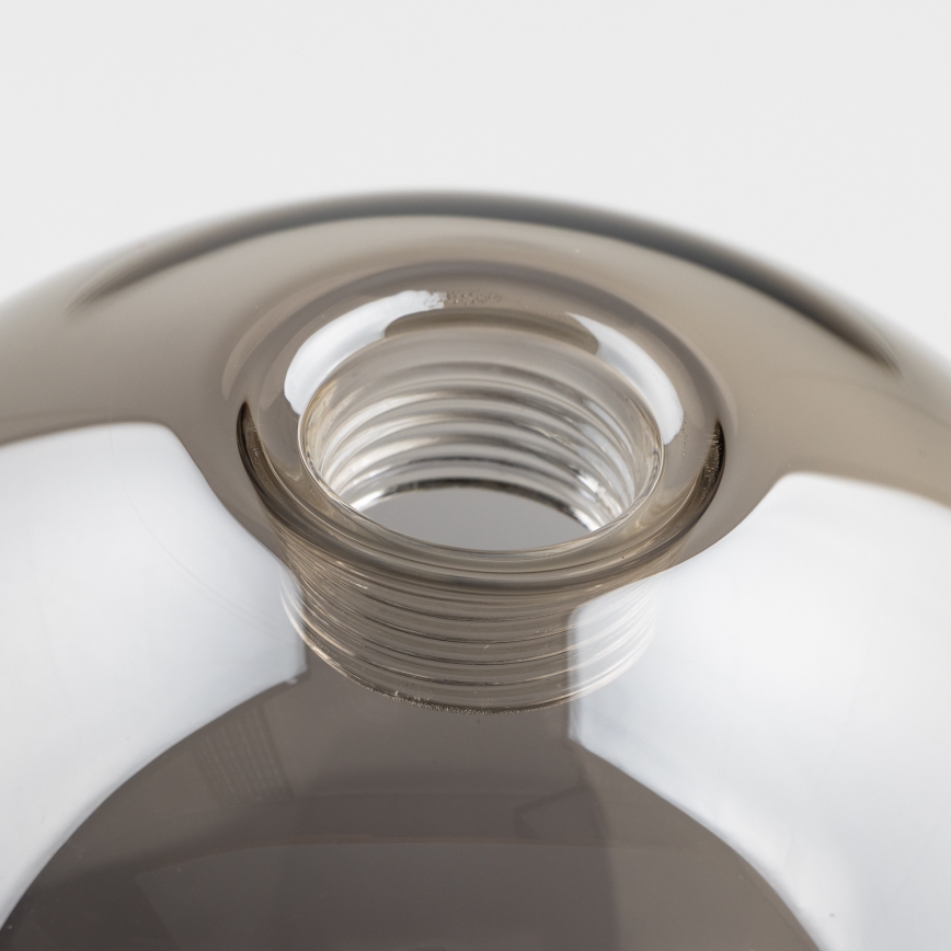 Brilagi - Vidro de substituição para lustre, candeeiro de parede e candeeiro MISTEL, MILLA diâmetro 8 cm fumado
