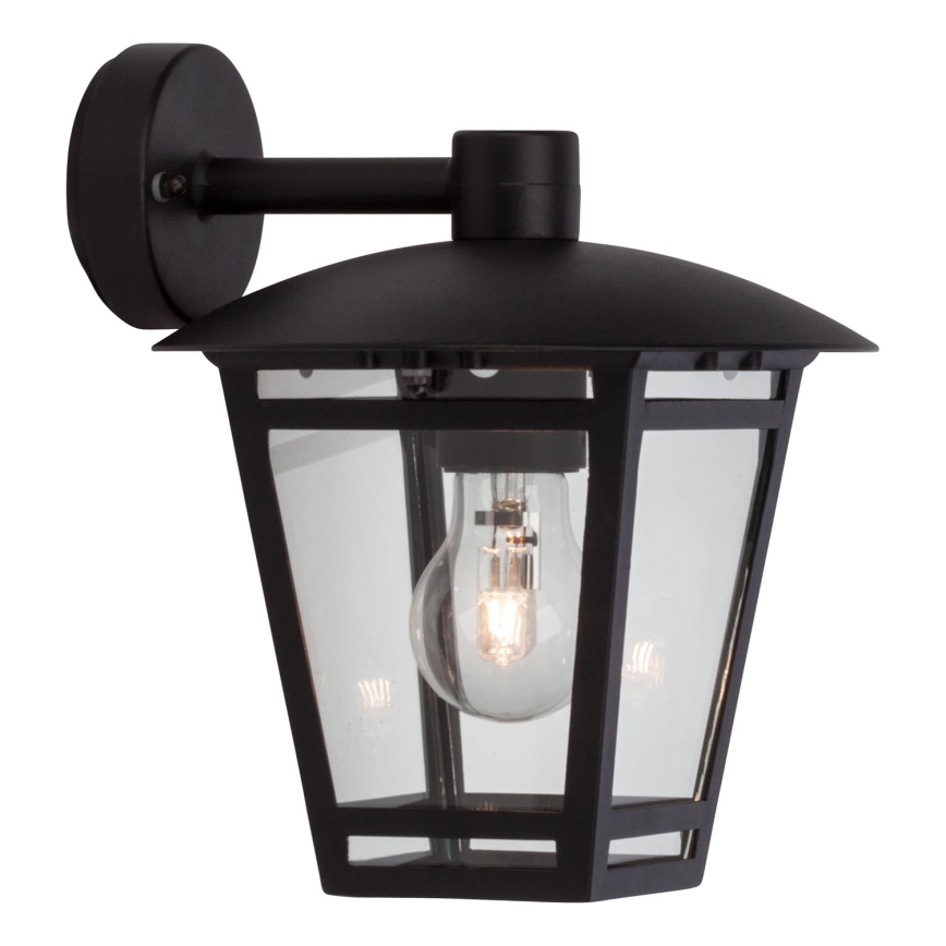 Brilliant - Aplique de parede exterior RILEY 1xE27/40W/230V IP44 preto