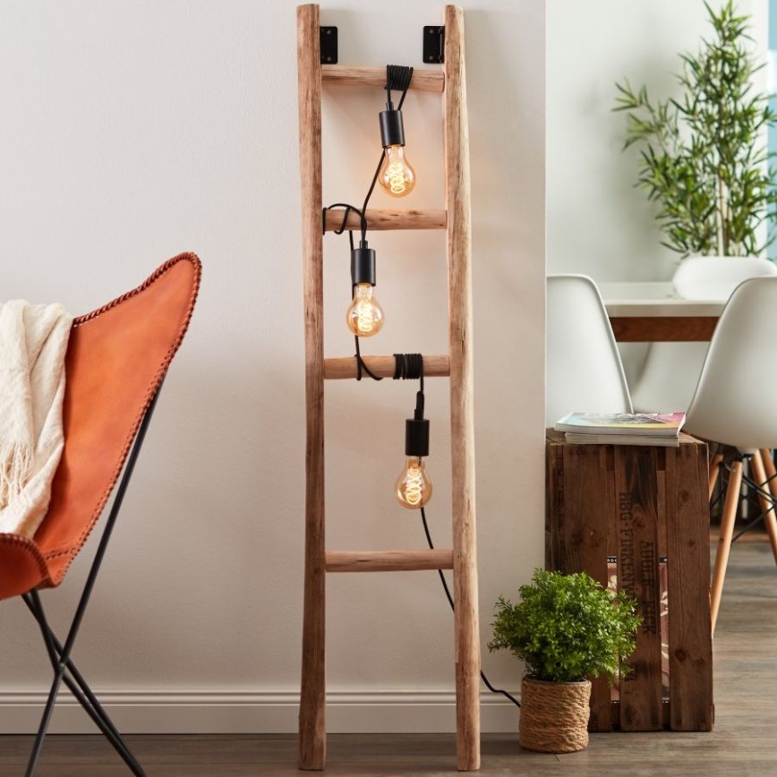 Brilliant - Candeeiro de chão LADDER 3xE27/42W/230V - FSC certificado