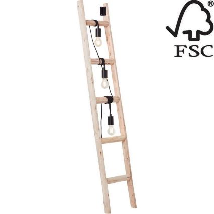Brilliant - Candeeiro de chão LADDER 3xE27/42W/230V - FSC certificado