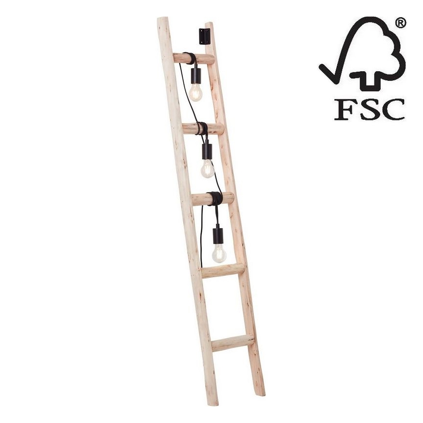 Brilliant - Candeeiro de chão LADDER 3xE27/42W/230V - FSC certificado