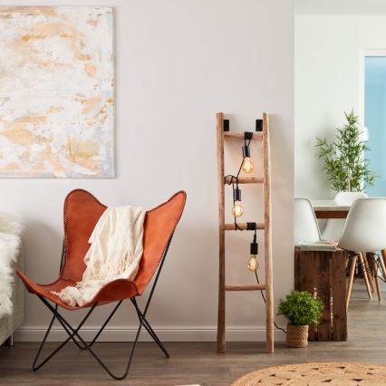 Brilliant - Candeeiro de chão LADDER 3xE27/42W/230V - FSC certificado