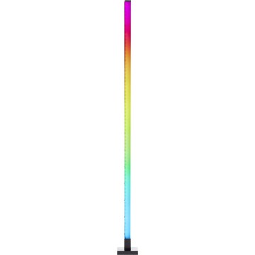 Brilliant - Candeeiro de chão LED RGBW com regulação NEELE LED/6,5W/230V preto + comando
