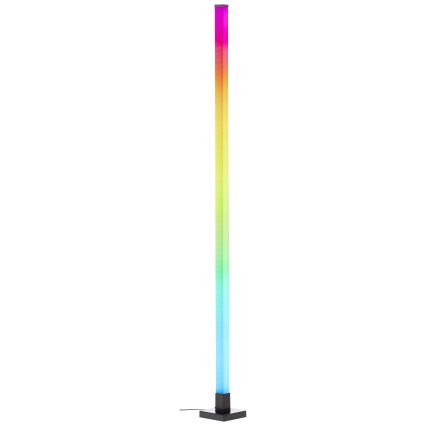 Brilliant - Candeeiro de chão LED RGBW com regulação NEELE LED/6,5W/230V preto + comando
