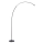 Brilliant - Candeeiro de chão LED tátil com regulação BOW LED/14W/230V 3000/4000/6500K preto