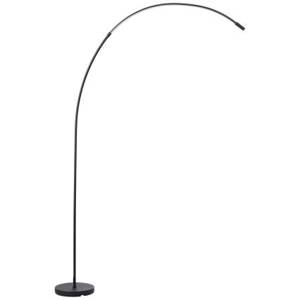 Brilliant - Candeeiro de chão LED tátil com regulação BOW LED/14W/230V 3000/4000/6500K preto