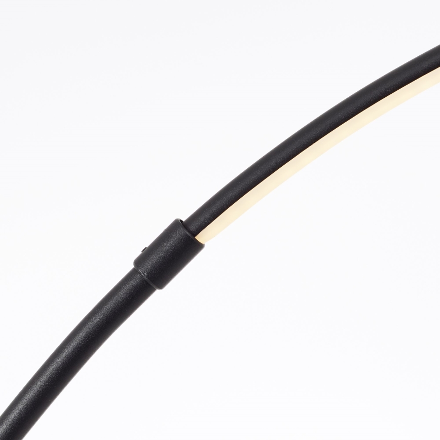 Brilliant - Candeeiro de chão LED tátil com regulação BOW LED/14W/230V 3000/4000/6500K preto