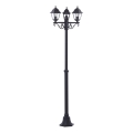 Brilliant - Candeeiro de exterior NISSIE 3xE27/60W/230V IP44 preto