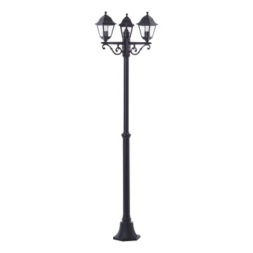Brilliant - Candeeiro de exterior NISSIE 3xE27/60W/230V IP44 preto
