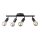 Brilliant - Candeeiro de focos TIFFANY 4xE27/28W/230V preto