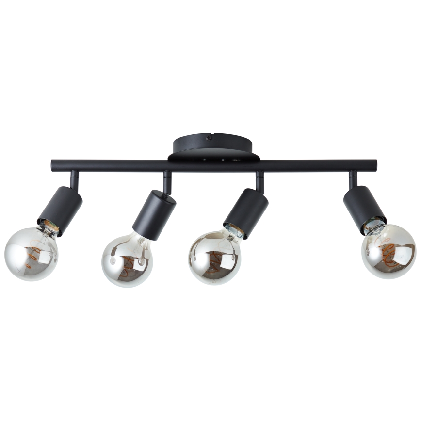 Brilliant - Candeeiro de focos TIFFANY 4xE27/28W/230V preto