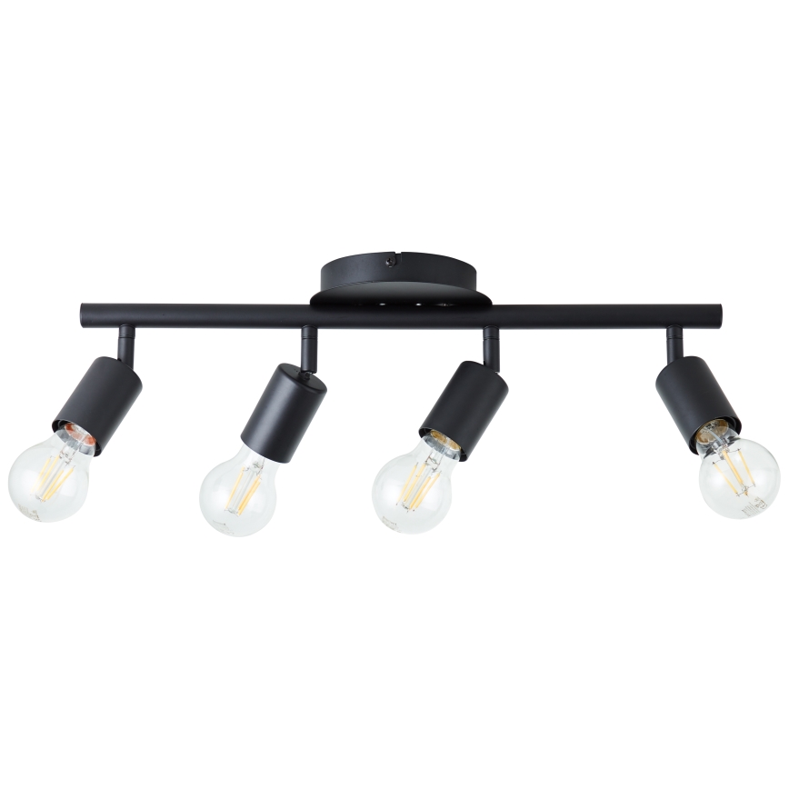 Brilliant - Candeeiro de focos TIFFANY 4xE27/28W/230V preto