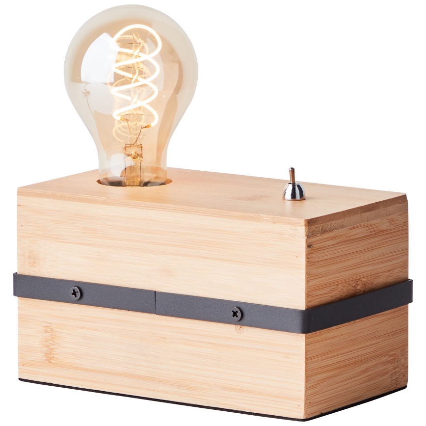 Brilliant - Candeeiro de mesa BENNY 1xE27/40W/230V bambu