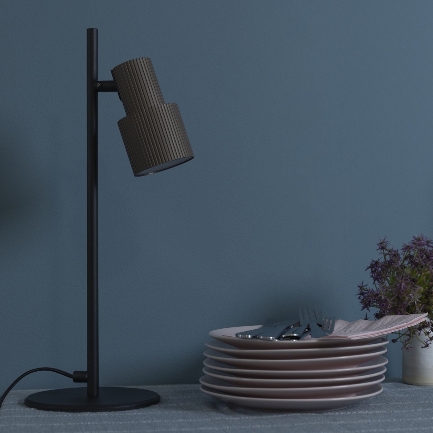 Brilliant - Candeeiro de mesa CADIZ 1xGU10/10W/230V bronze