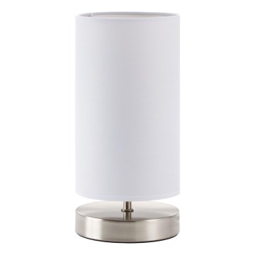 Brilliant - Candeeiro de mesa CLARIE 1xE14/40W/230V cromo fosco/branco