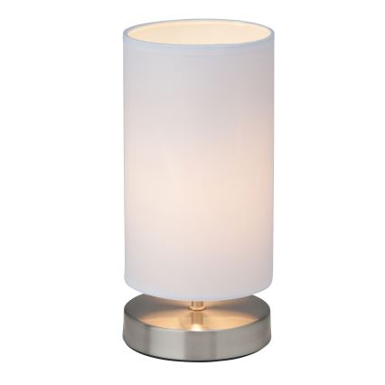 Brilliant - Candeeiro de mesa CLARIE 1xE14/40W/230V cromo fosco/branco