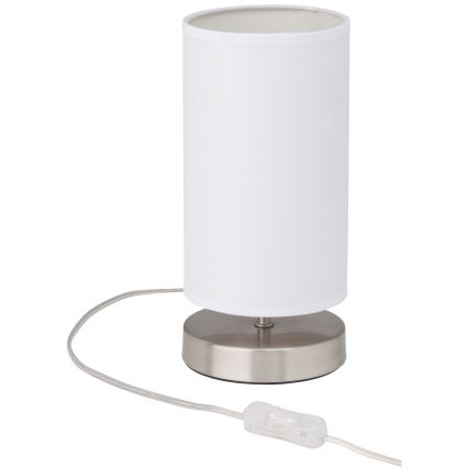 Brilliant - Candeeiro de mesa CLARIE 1xE14/40W/230V cromo fosco/branco
