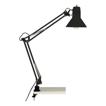 Brilliant - Candeeiro de mesa com grampo HOBBY 1xE27/40W/230V preto