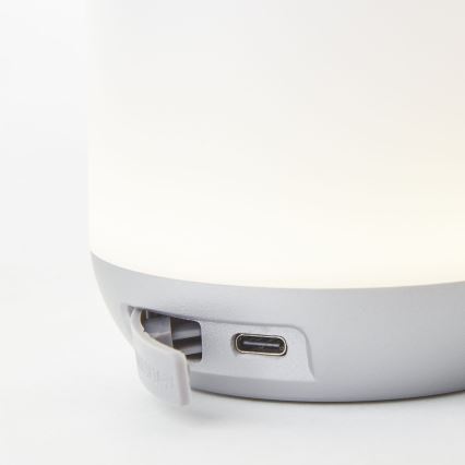 Brilliant - Candeeiro de mesa exterior LED com regulação GEMMA LED/1,9W/5V IP44 branco