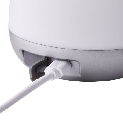 Brilliant - Candeeiro de mesa exterior LED com regulação GEMMA LED/1,9W/5V IP44 branco