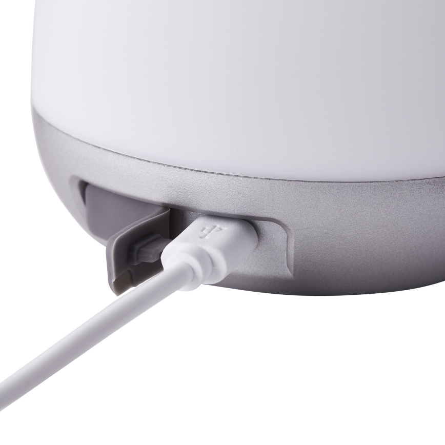 Brilliant - Candeeiro de mesa exterior LED com regulação GEMMA LED/1,9W/5V IP44 branco