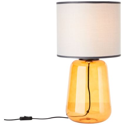 Brilliant - Candeeiro de mesa HYDRA 1xE27/60W/230V amarelo