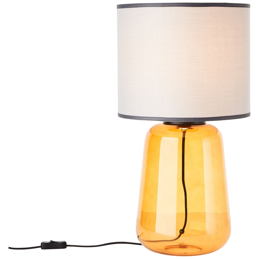 Brilliant - Candeeiro de mesa HYDRA 1xE27/60W/230V amarelo