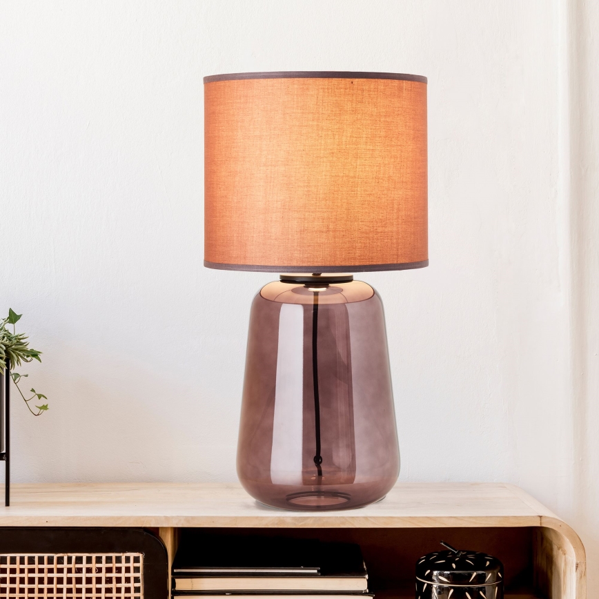 Brilliant - Candeeiro de mesa HYDRA 1xE27/60W/230V rosa